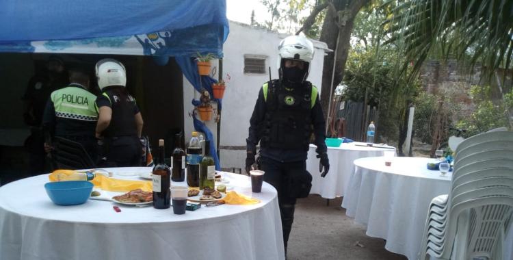 Fiesta clandestina en Lules: más de 40 invitados