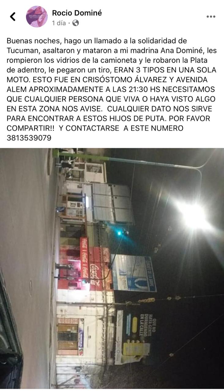 Piden colaboración para esclarecer el crimen de Ana Domine