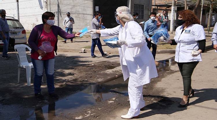 Operativo Sanitario en el Barrio 11 de Marzo