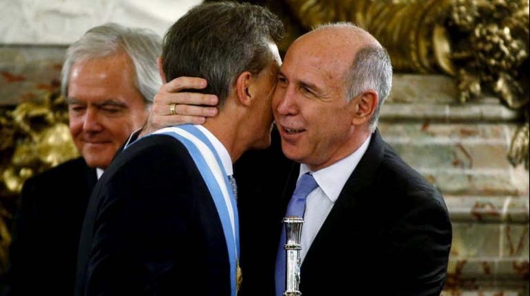 Macri repudio las protestas frente a la casa de Lorenzetti