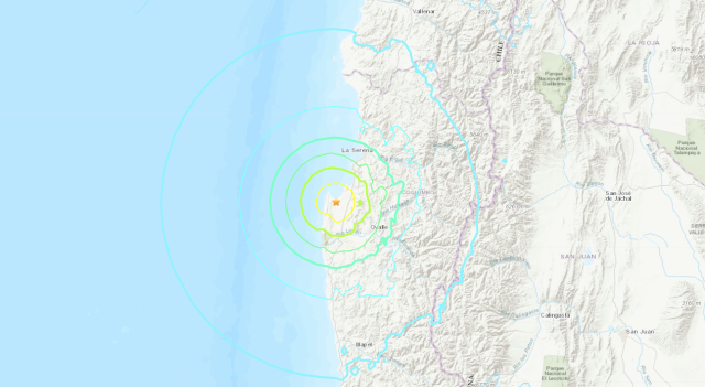 Chile: sismo de 6,3 grados