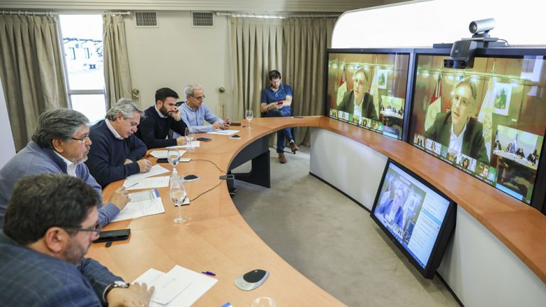 Nueva fase del aislamiento: el presidente analizó la situación con los gobernadores