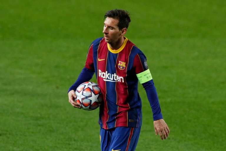 Messi convirtió de penal en la victoria del Barcelona