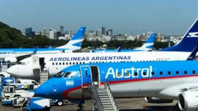 Avanza la fusión de Aerolíneas Argentinas y Austral
