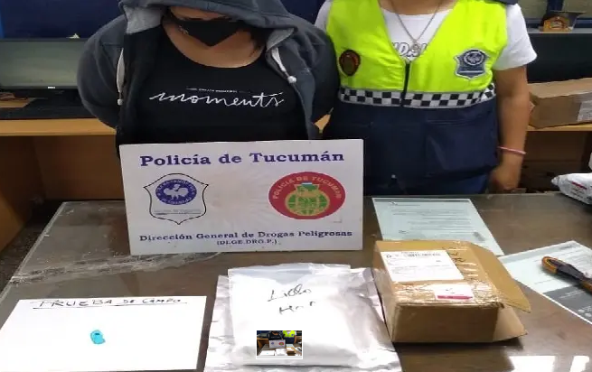 Tucumana detenida en el correo por recibir un kilo de cocaína