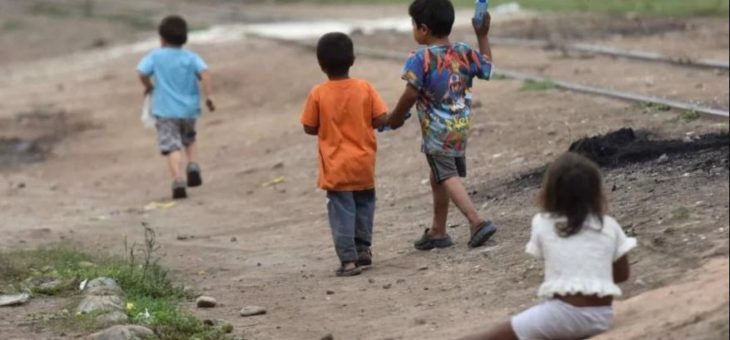 Son pobres el 56,3 por ciento de los menores de 14 años