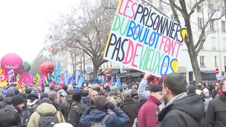 Nueva jornada de manifestaciones en Francia por la reforma a las pensiones