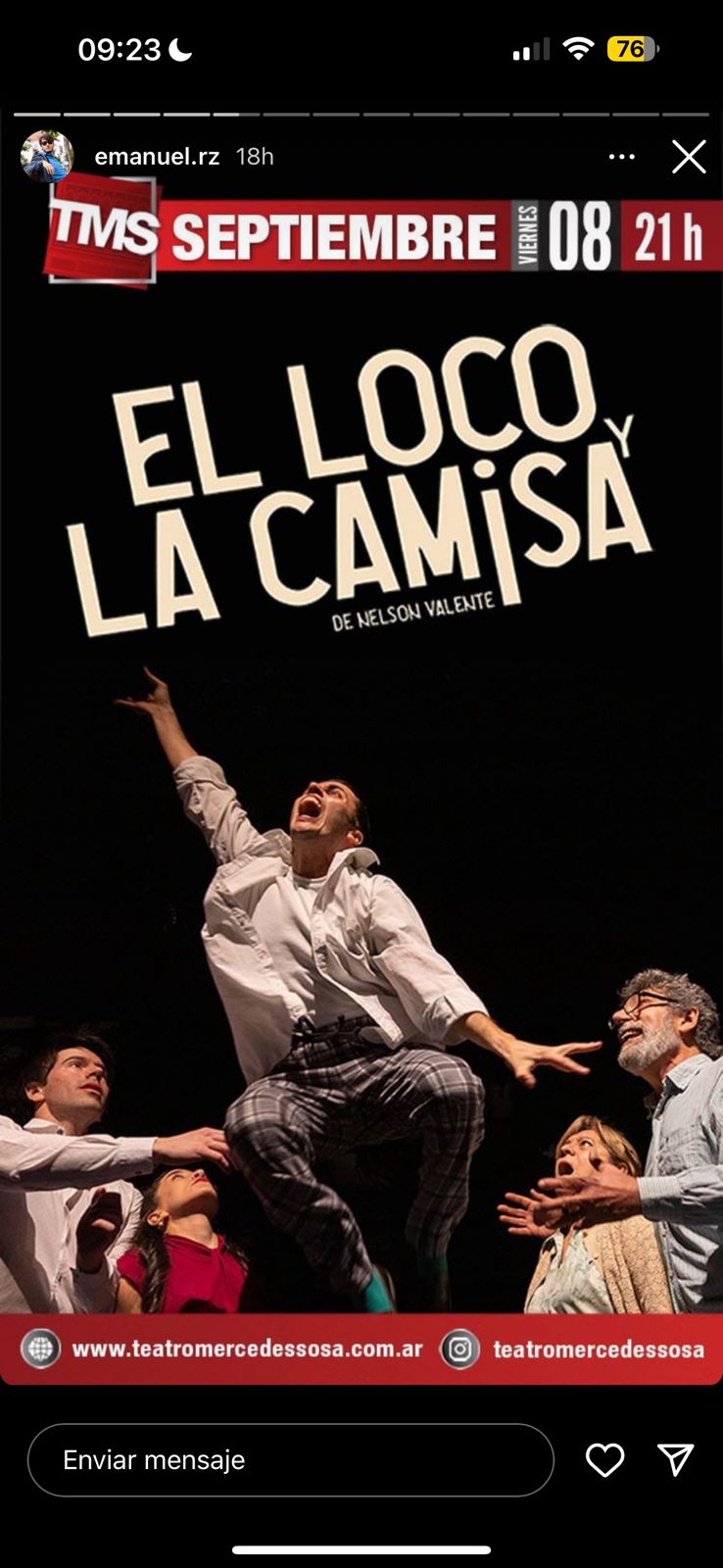 «El loco y la Camisa» hace furor en Tucumán y llega al Merecedes Sosa
