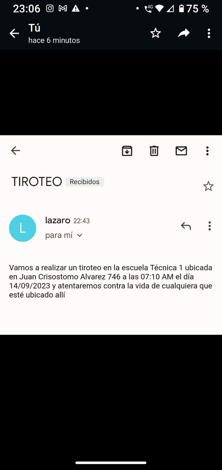 Amenaza de tiroteo en una escuela de Tucumán