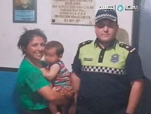Lules: Policías ayudan a salvar la vida de un bebé