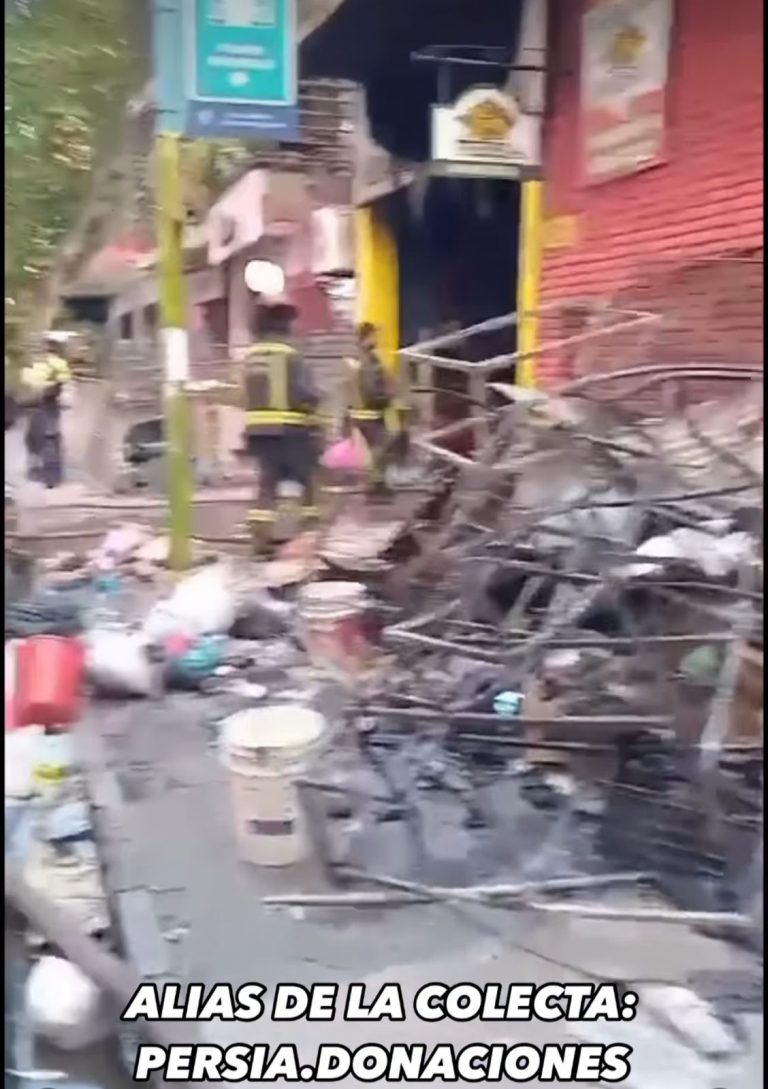 Incendio en el Mercado Persia: Influencers tucumanos se unen en una colecta