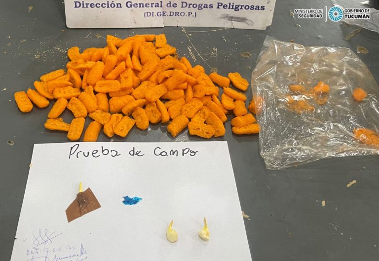 Tucumán: Le llevó drogas a su pareja disimuladas en snacks