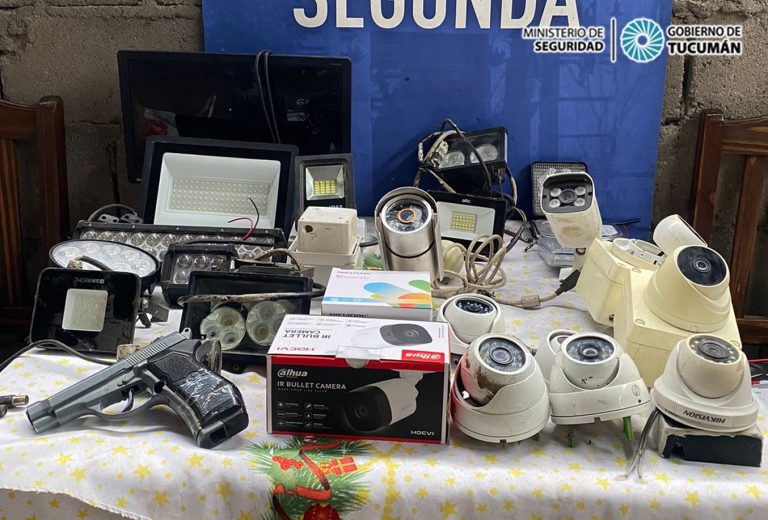 Esclarecen el robo de cámaras de seguridad de vecinos del barrio Sur