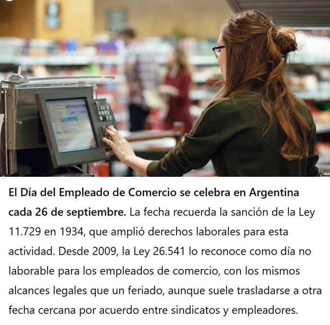 Este lunes los comercios de Tucumán permanecerán cerrados por el Día del Empleado de Comercio