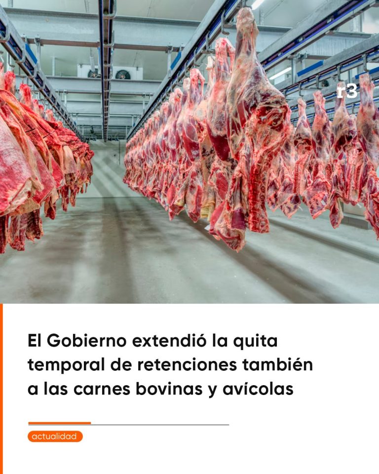 El Gobierno extiende las retenciones cero a las carnes bovina y avícola para frenar la crisis cambiaria