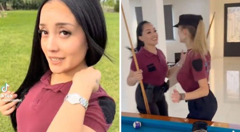 Policía suspendida por videos en TikTok rompe su silencio: «Fue por necesidad»