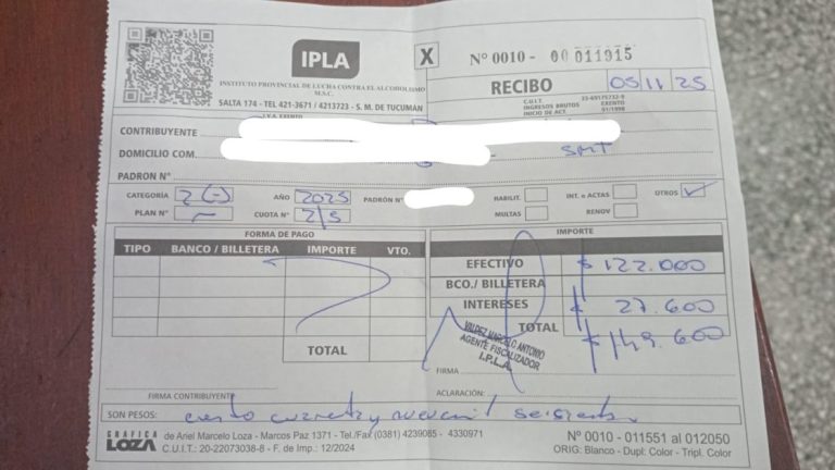 Seleme acusa al IPLA de imprimir recibos en la imprenta del interventor Loza