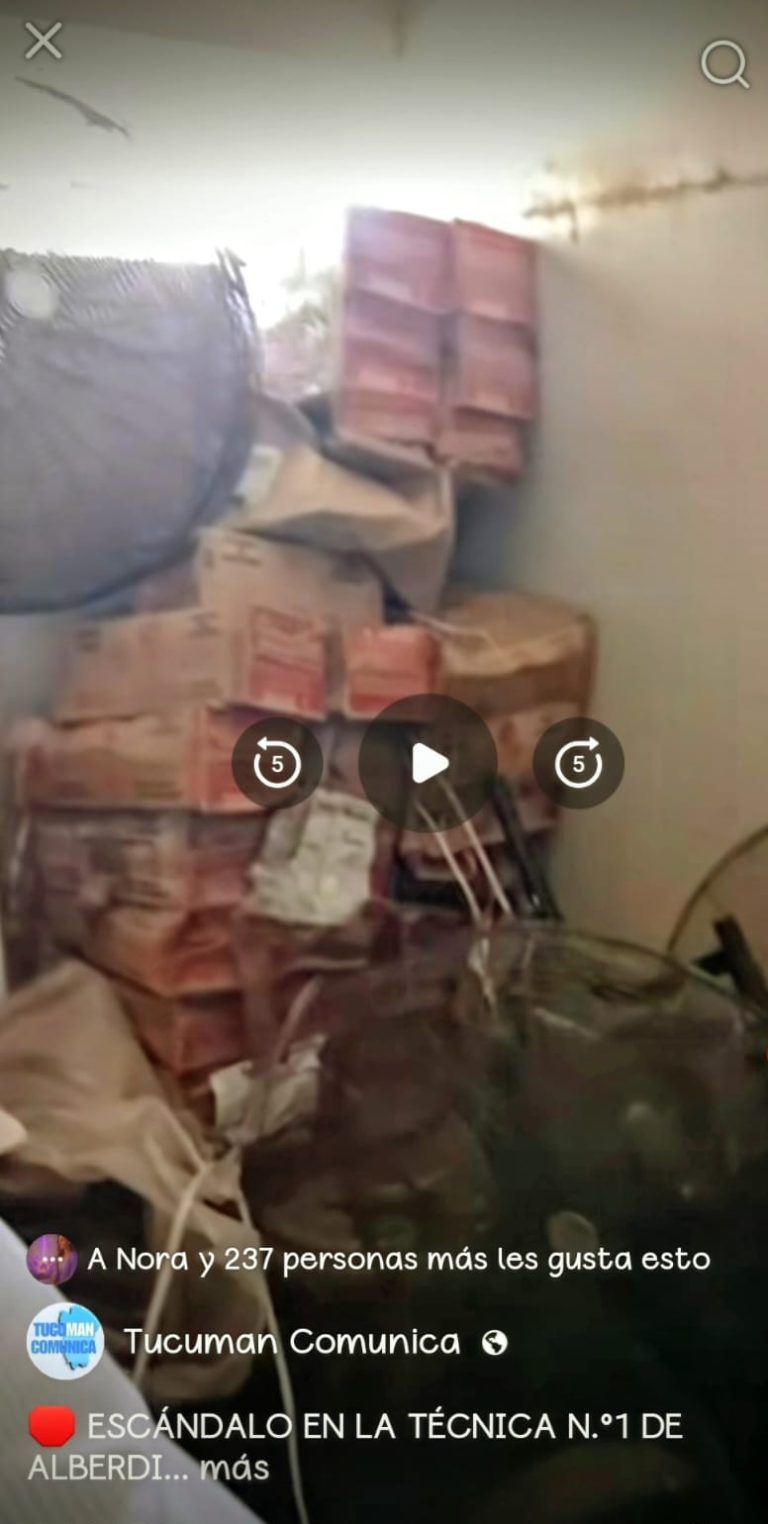 Escándalo en la Técnica N.°1 de Alberdi: Hallan material educativo nuevo oculto en un baño de discapacitados