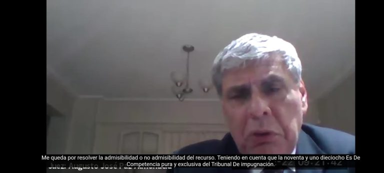 El Juez Paz Alomnacid.