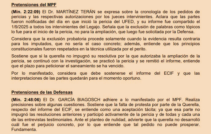 Caso Vélez: el insólito pedido de nulidad es porque el resultado “no beneficia” a los intereses de la querella