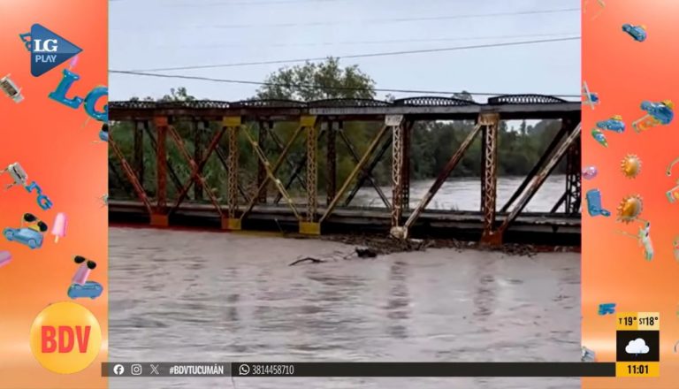 Inundación en Aguilares: el desborde del río Chico afecta a 15 viviendas
