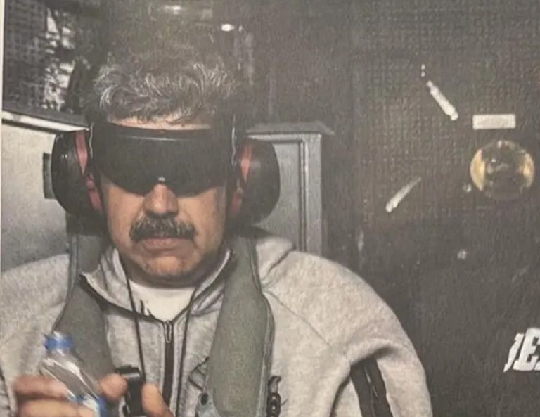 Captura de Nicolás Maduro: Donald Trump difunde la primera imagen del líder venezolano detenido