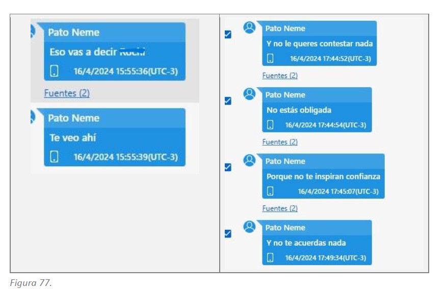 El direccionamiento de una de las testigos ejecutado por Neme.