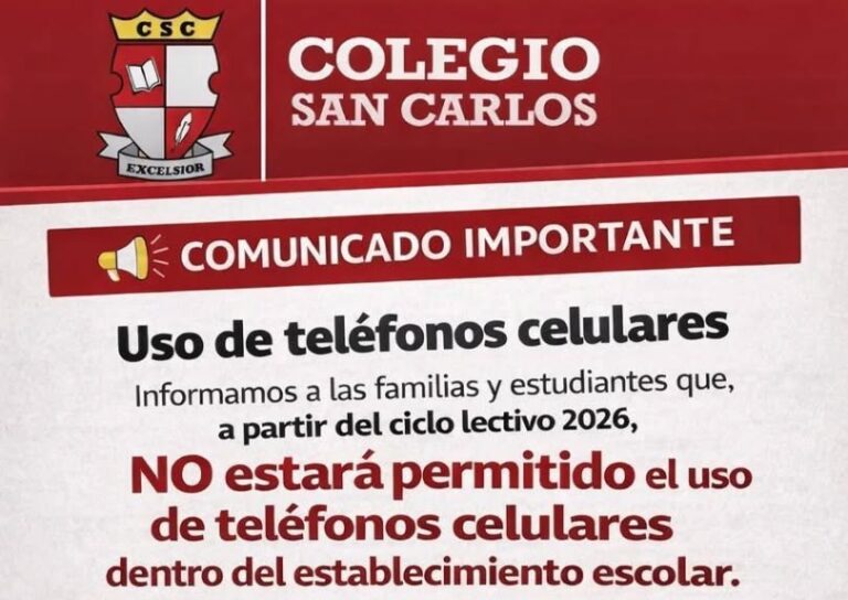 Un colegio de Tucumán decidió prohibir el uso del celular dentro del establecimiento