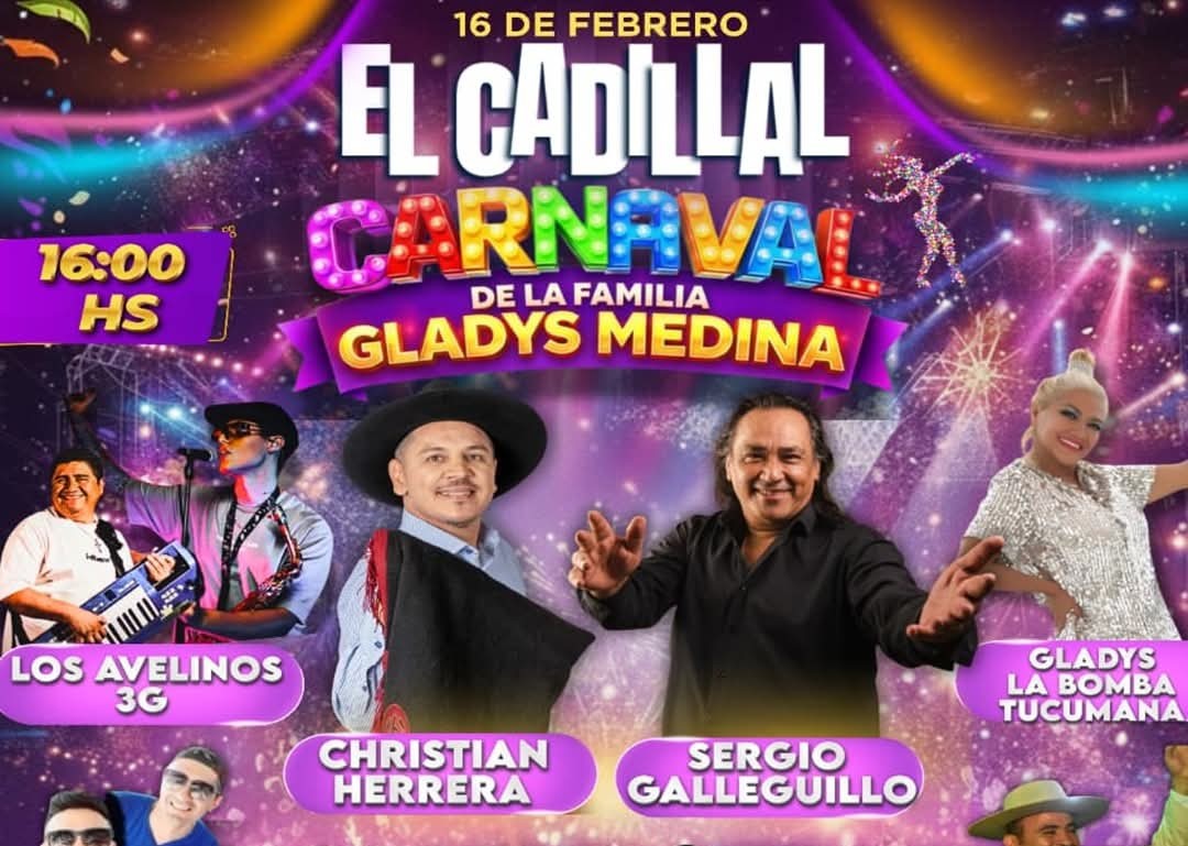 El volante de promoción del Carnaval de la Familia.
