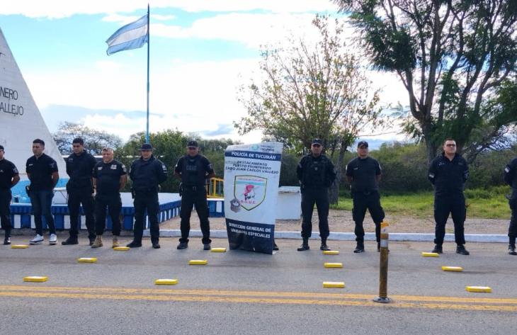 Policía de Tucumán incautó más de 25 kilos de cocaína en el puesto fronterizo de Cabo Vallejo