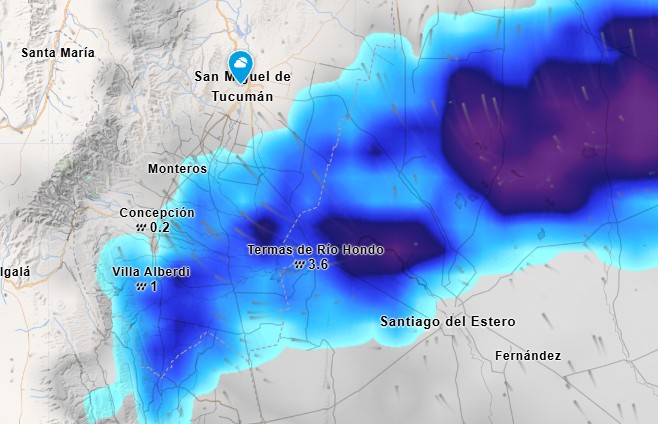 Alerta amarilla por tormentas en Tucumán: un frente avanza con lluvias intensas, ráfagas y posible granizo para esta noche