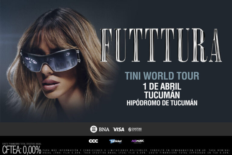 Tini llega hoy a Tucumán con “Futtura”, su show más impactante y tecnológico