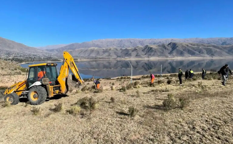 Intervienen para desalojar nueva usurpación en tierras fiscales recuperadas de la reserva natural La Angostura