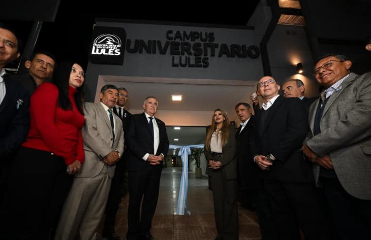 Osvaldo Jaldo inauguró el Campus Universitario de Lules en articulación con la UNT