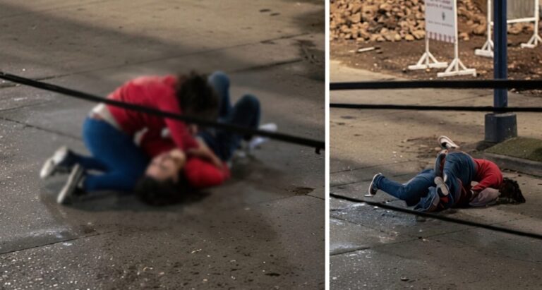 VIDEO: dos mujeres se agarraron de los pelos en una concurrida intersección de avenidas de Tucumán