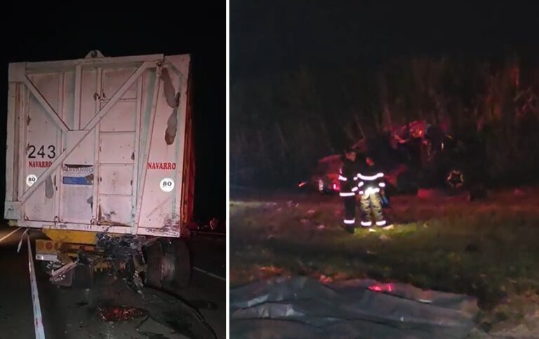 Choque frontal contra camión cañero en La Cocha: un matrimonio falleció y dos menores resultaron heridos