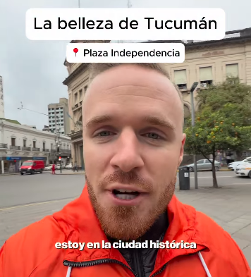 El creador de contenido «El Rey de CABA» resalta la arquitectura y cultura de Tucumán en un video viral