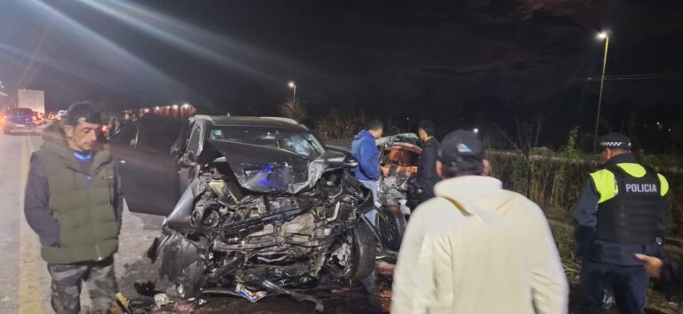 Un hombre murió y dos resultaron heridos tras un choque frontal en la Ruta 38, en el acceso a Arcadia