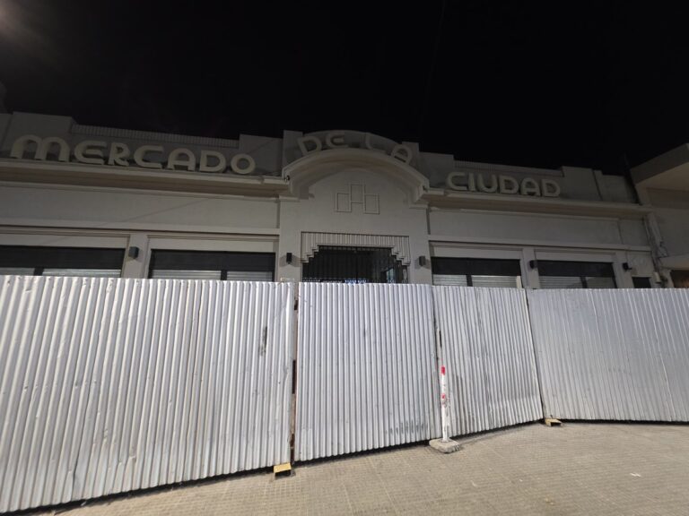 La razon por la que colocan nuevos postes de iluminación en Av. Sarmiento: se viene el Mercado de la ciudad