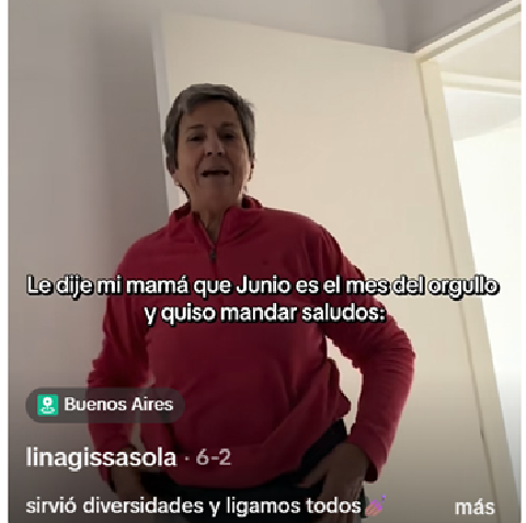 «Ligamos todos»: el tierno e irónico video por el Mes del Orgullo que encendió los comentarios en TikTok