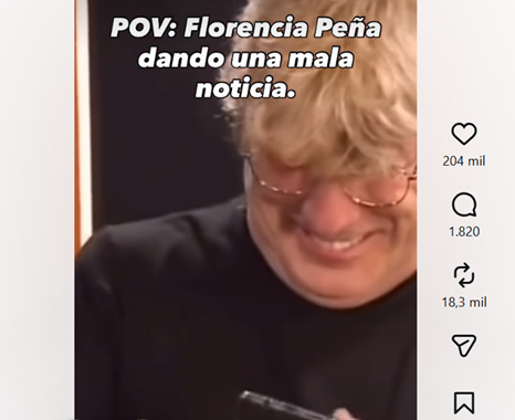 El meme más viral tras la falsa noticia sobre el padre de Messi: Pachu Peña vuelve a hacer reír a los argentinos