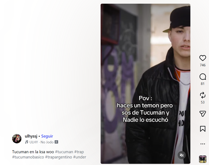 «Hacés un temón pero sos de Tucumán y nadie lo escucha»: el video de un artista local que busca ser reconocido a nivel nacional