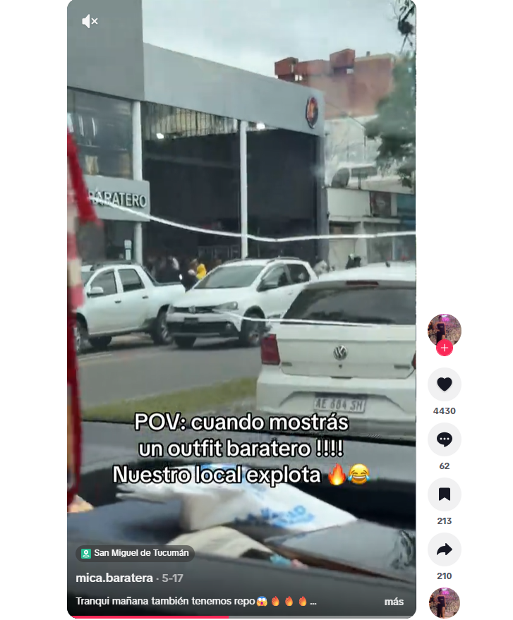 Furor en Tucumán por «El baratero»: lo más viral en TikTok