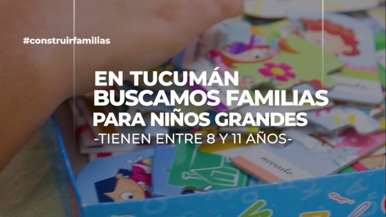 Siete niños tucumanos buscan un hogar: lanza campaña pública de adopción con historias sensibles