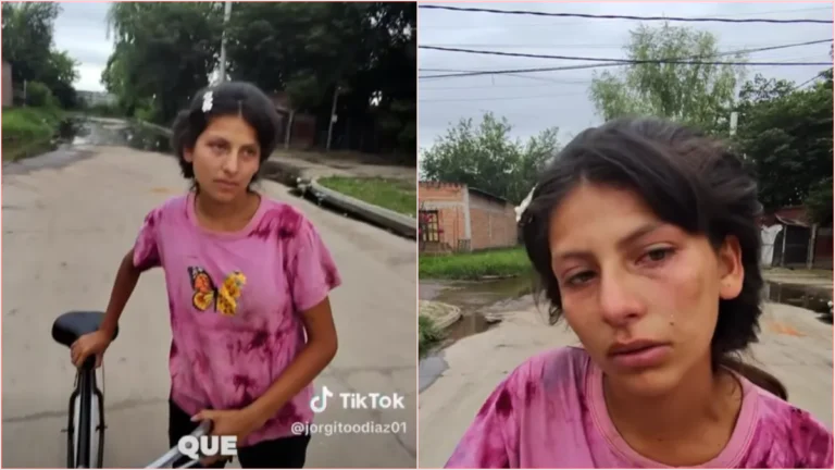 Vecinos de Maia Gramajo reprochan su comportamiento y el uso de la ayuda brindada por el influencer Jorgito Díaz