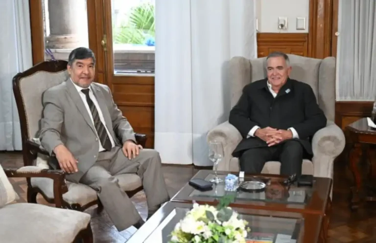 Jaldo y Acevedo se reunieron y el vicegobernador anticipó que «próximamente va a haber novedades» sobre la convocatoria a elecciones