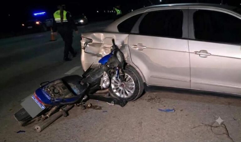 Fin de semana crítico en las rutas de Alberdi: dos motociclistas terminaron hospitalizados tras violentos impactos