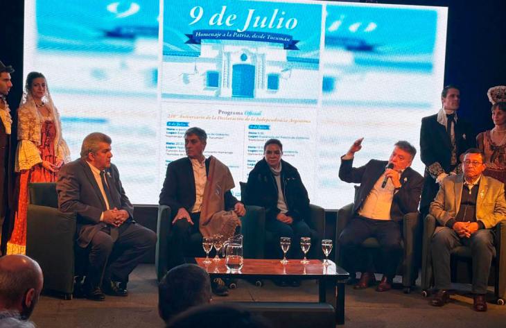 Con una delegación oficial, Tucumán lanzó en Buenos Aires la agenda para el 210° Aniversario de la Declaración de la Independencia