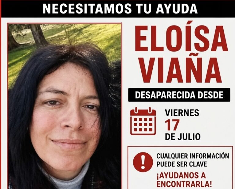 Aplicación del protocolo de emergencia: la fiscalía ordena diligencias inmediatas para dar con el paradero de Eloísa Viaña
