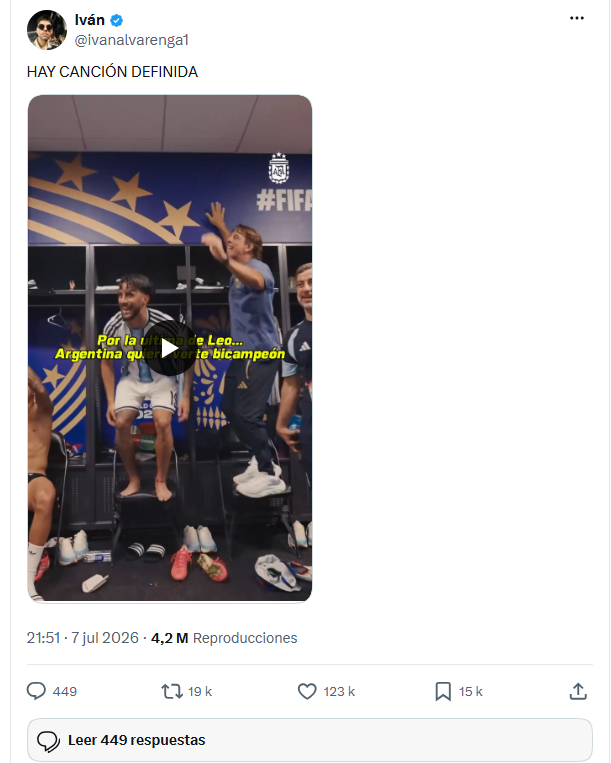 Un nuevo hit de la Selección: se viralizó el tema para alentar a la Scaloneta de cara al bicampeonato
